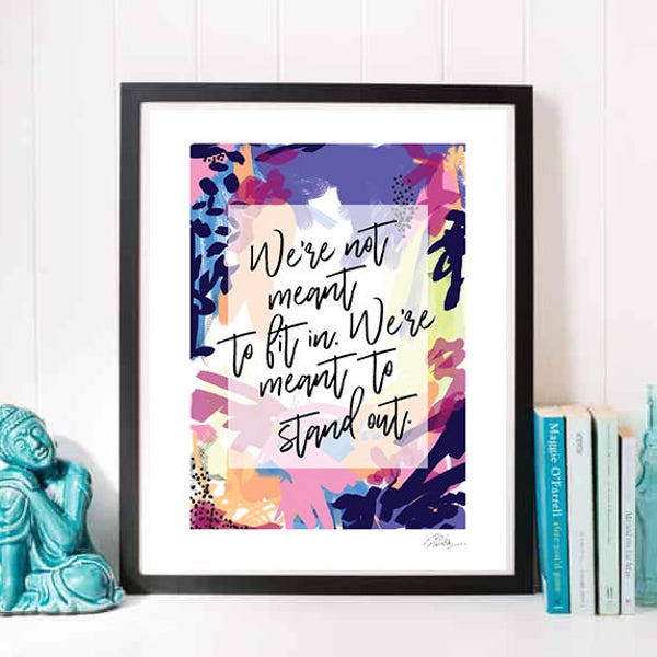 Inspirational Quote - Positive Quote - Woman Empowerment - Typography Print - Women Movement - Instant Digital Download