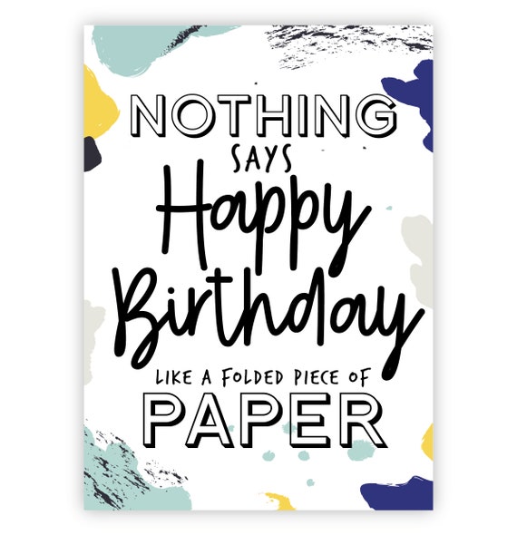 Printable Birthday Card, Digital Downloadable Happy Birthday Card, Funny  Card, Birthday Card, Envelope Template, Instant JPG Download -  Sweden