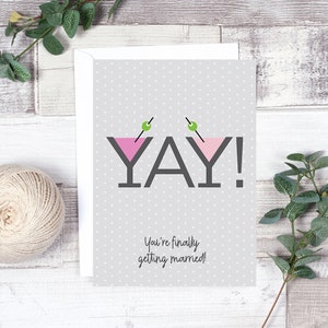 Printable Wedding Card, Digital Wedding Card, WeddingCard, Wedding Congratulations, Includes Envelope Template, Instant JPG Download