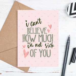 Valentines Card, I love you Card, Valentine Card, Cute Valentine, Boyfriend Card Girlfriend Card, Spouse Card, Love Card, Printable Envelope