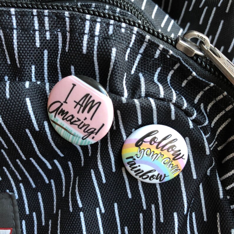 Button Pin Set Backpack Pins 1 Inch Pins Pinback Button Etsy