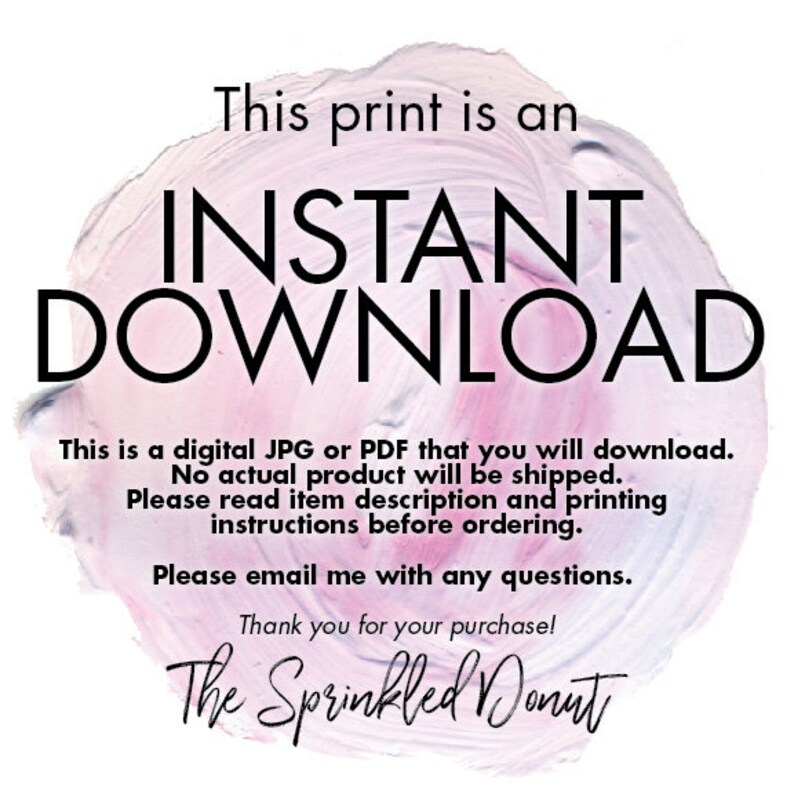 Includes Envelope Template Digital Downloadable Card Instant JPG Download You Donut Look Another Year Older Printable Birthday Card