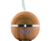 Wood Like Finish Aromatherapy Essential Oil Diffuser Humidifier Ultrasonic Humidifier Auto-Shut Off, Constant on or Timed Diffusion