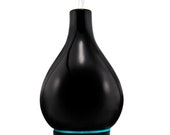 Ceramic Aromatherapy Essential Oil Diffuser Humidifier Ultrasonic Humidifier Auto-Shut Off Decorative for the Home Gloss Black