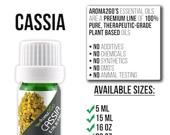 Cassia Essential Oil – 100% Pure Cinnamon, Aromatherapy Use