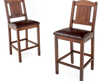 Reclaimed Wood Bar Stools