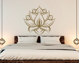 In-style Decals Wall Vinyl Decal Home Decor Art Sticker Lotus Flower ...