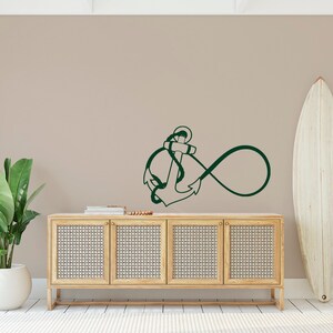 Anchor Infinity Wall Decal Nautical Wall Decal Stickers - Etsy
