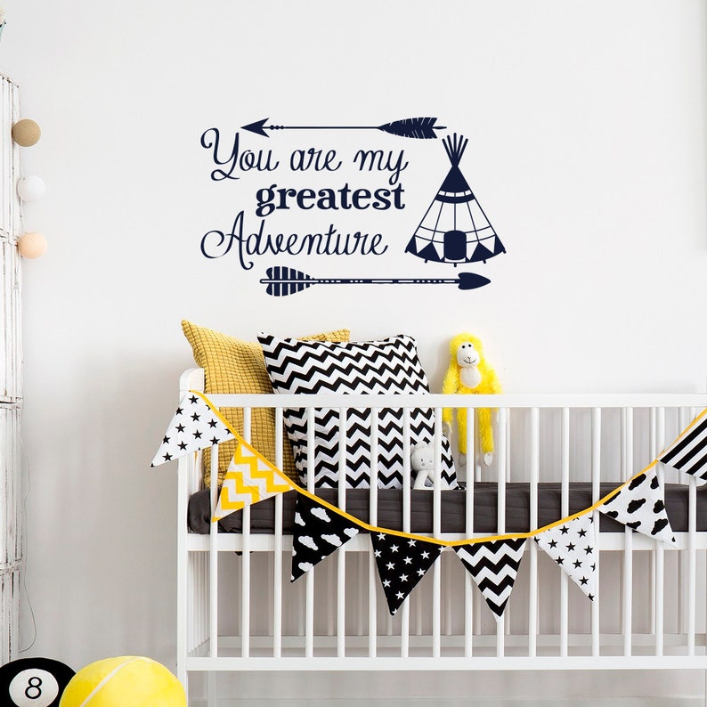 Wall Decal Quote You Are My Greatest Adventure Vinyl Wall Etsy