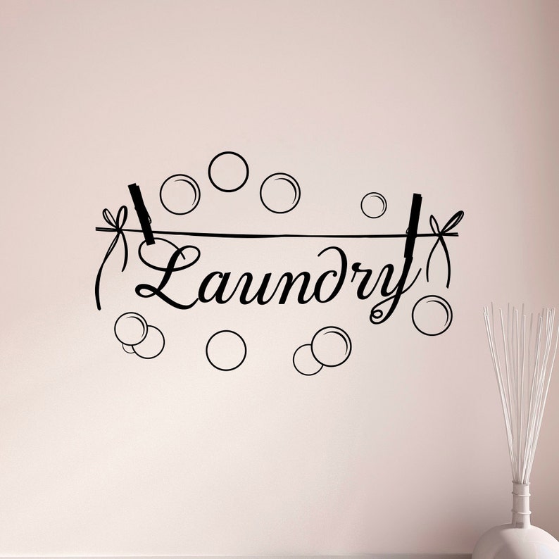 Laundry Room Wall Decal Laundry Room Decal Laundry Room Etsy