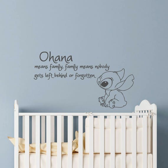 Familie Bild Ohana Heisst Familie Zitat