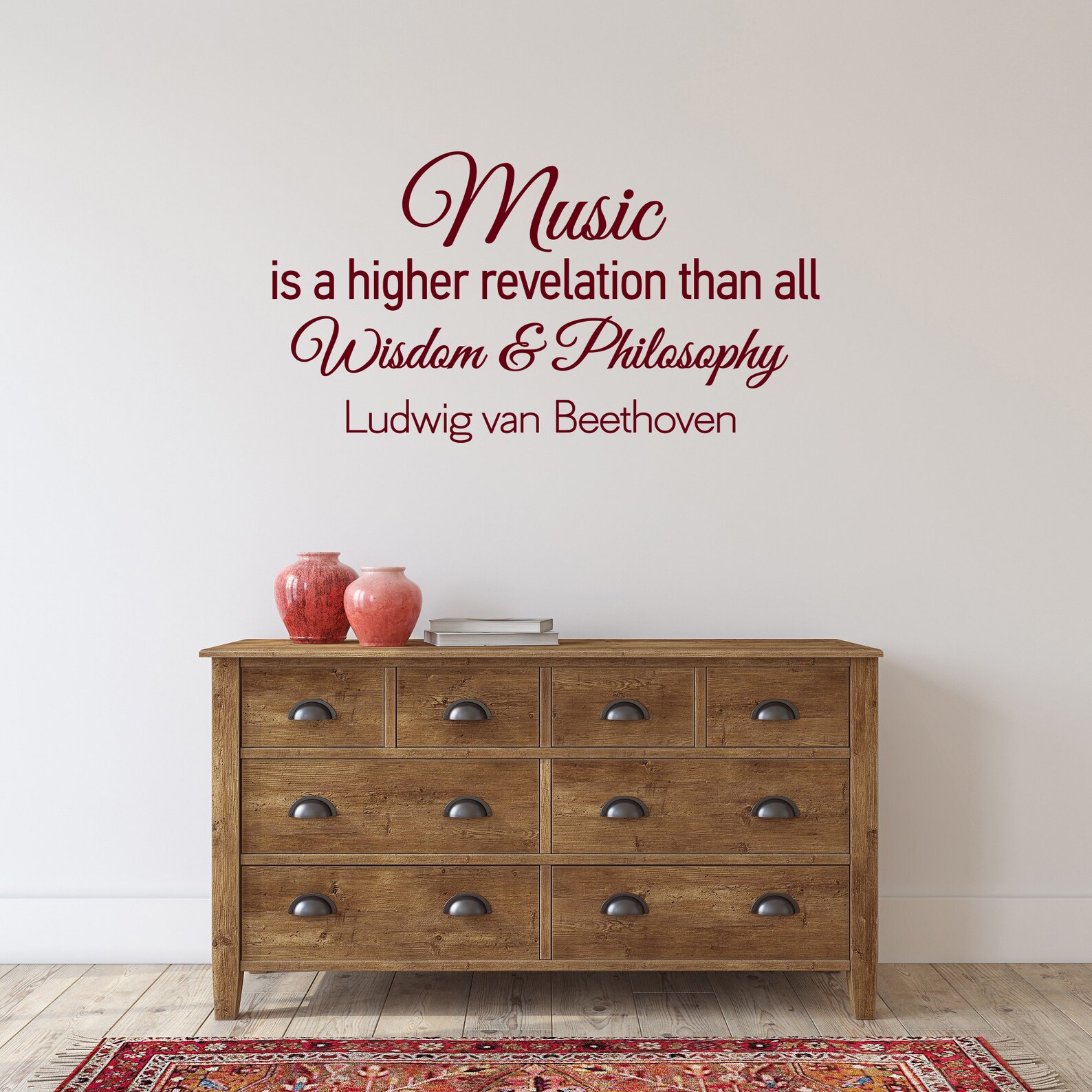 Music Wall Decals Quotes Vinyl Lettering Music is A Higher - Etsy