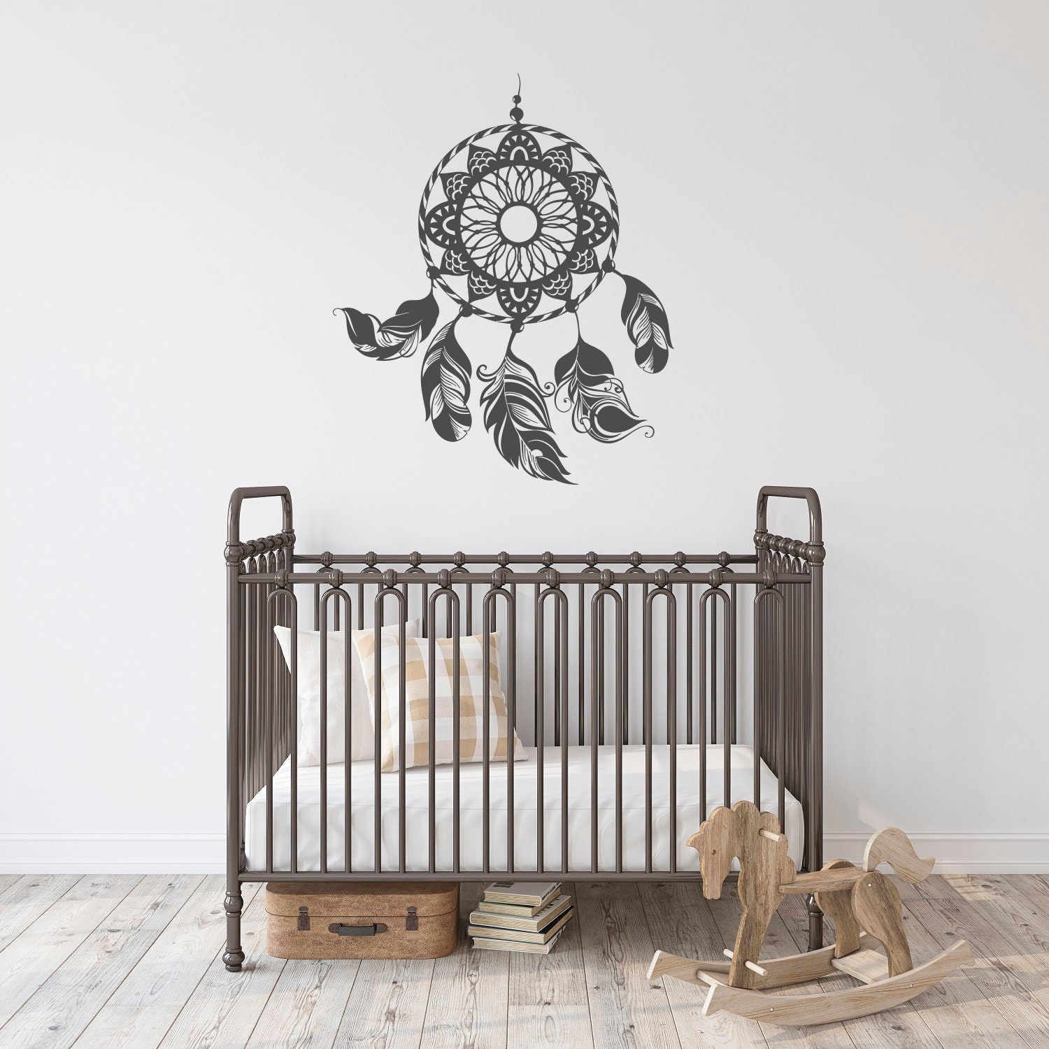Dreamcatcher Decal Dream Catcher Wall Sticker Gypsy Decor Etsy