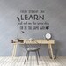 Education Wall Decal, Every Student Can Learn Just Not on the Same Day ...