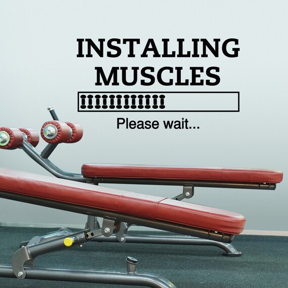 Featured image of post Wallpaper Installing Muscles Please Wait - Personalize it with photos &amp; text or purchase as is!