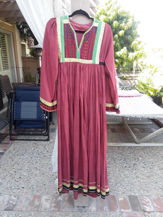 VINTAGE AFGHAN DRESS