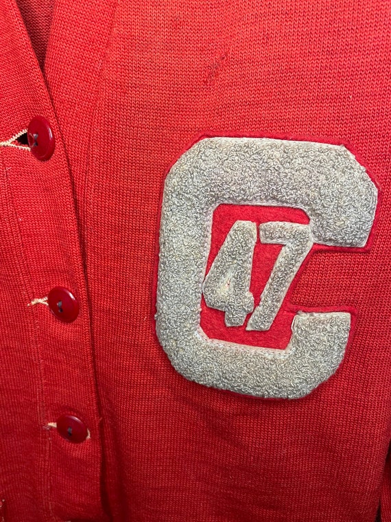 Vintage 1947 letterman sweater - image 2