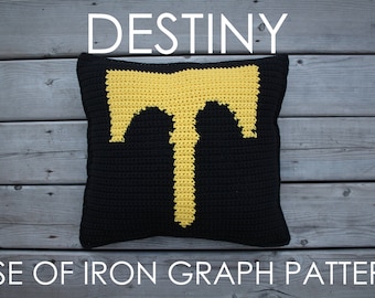 Gaming Graph Pillow - PATTERN ONLY