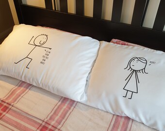 Couples pillow cases | Etsy Nursery Pillowcases for sale | eBay