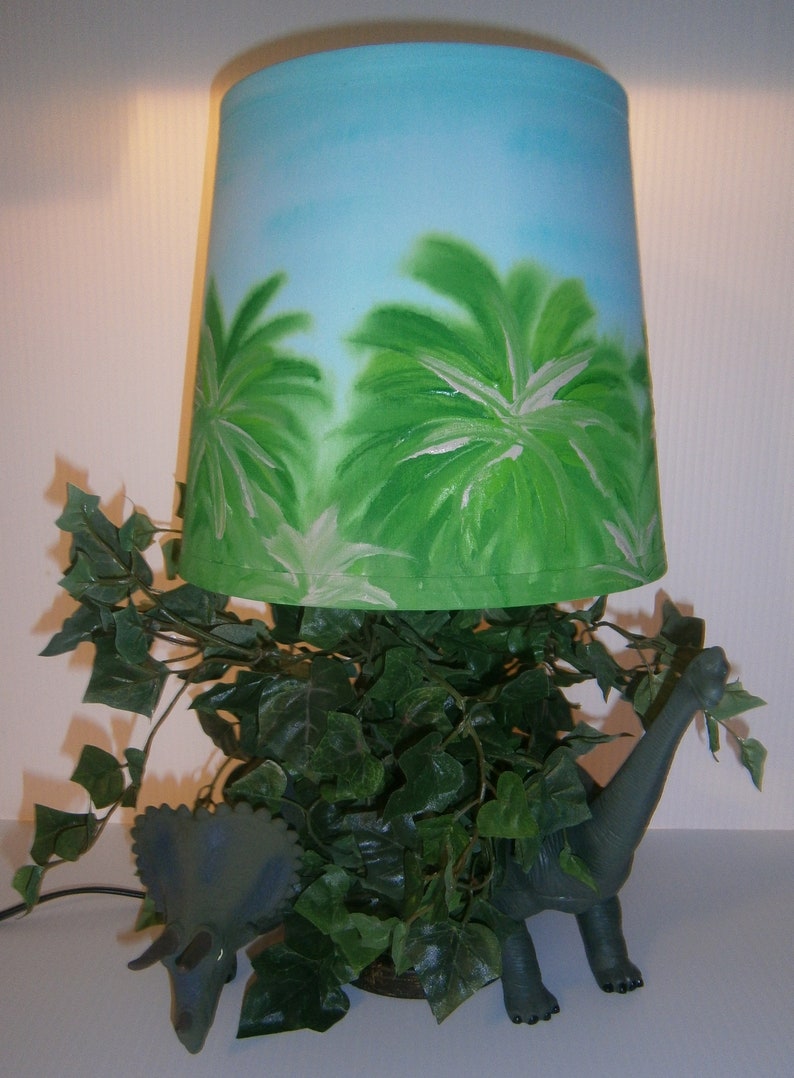 Dinosaur Lamp & Lamp Shade Etsy