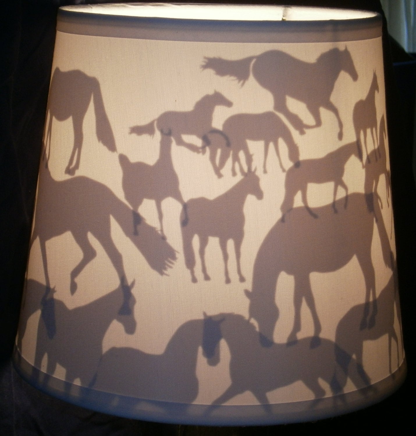 Horse Lamp Shade Etsy