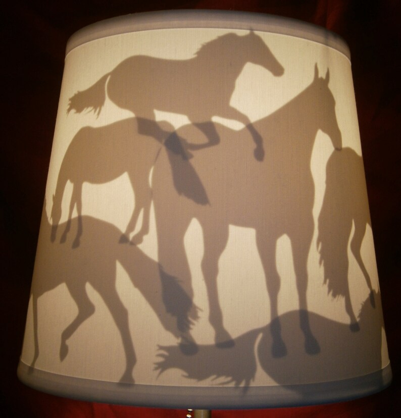 Horse Silhouette Lamp Shade Etsy