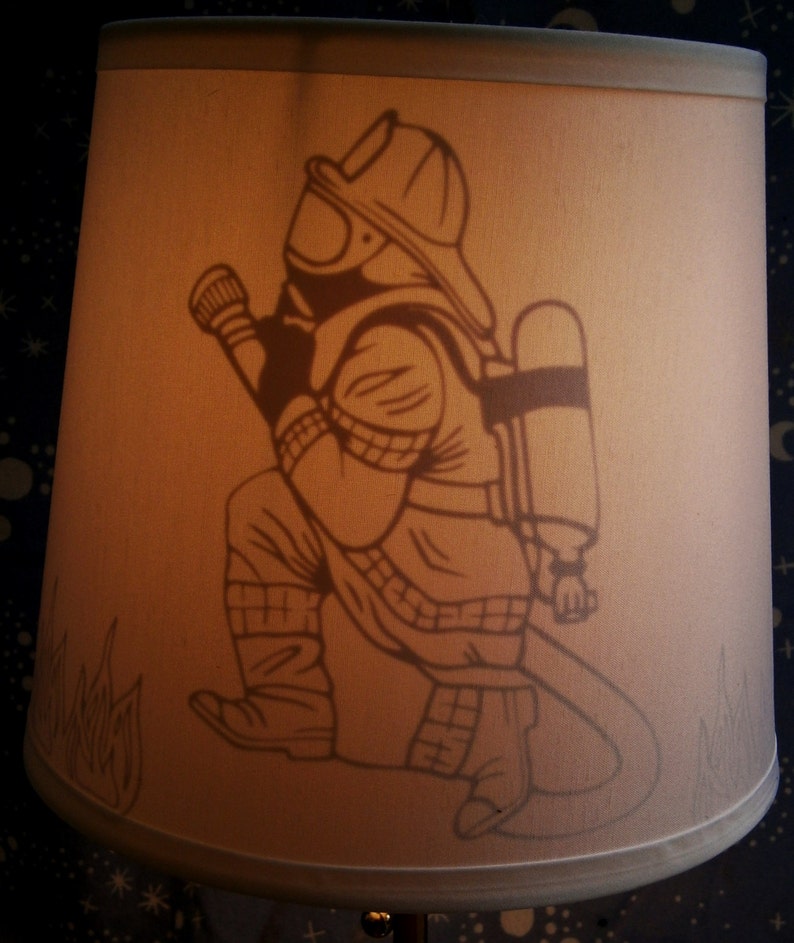 Firefighter Lampshade