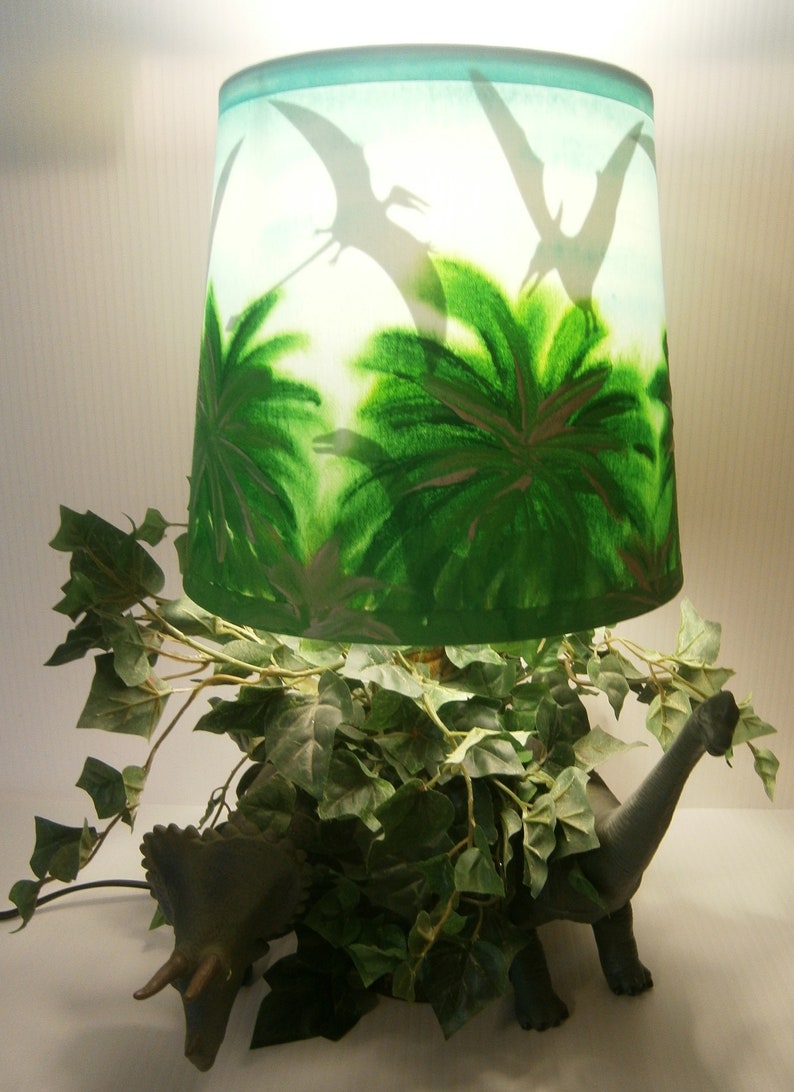 Dinosaur Lamp & Lamp Shade Etsy