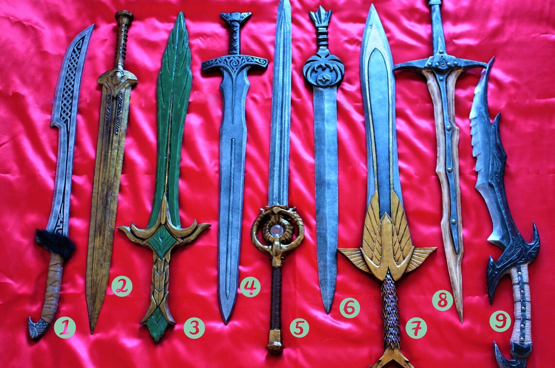 Skyrim-Schwert. Hergestellt aus Harz und Aluminiumpulver. | Etsy