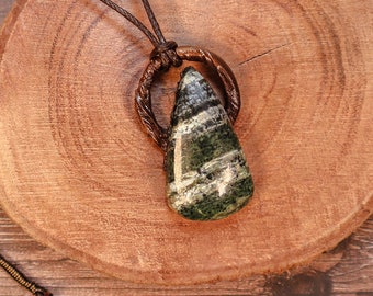Hades Swiss Jasper Minimalist Necklace