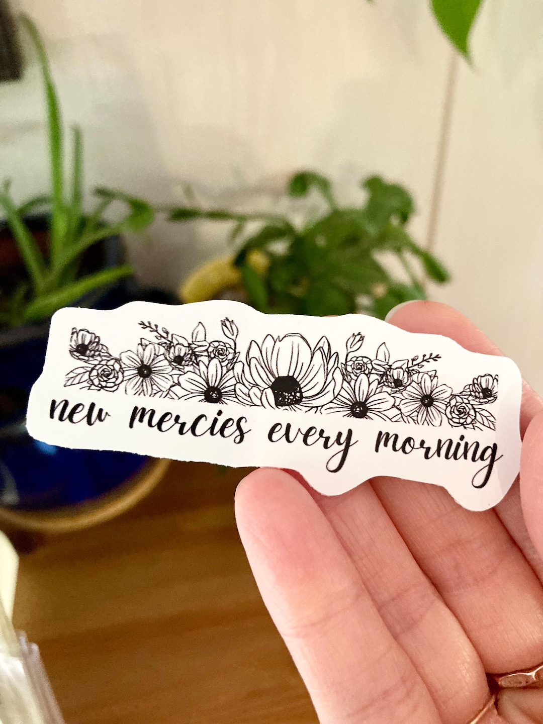 Scripture Stickers, Flower Sticker, Bible Sticker, Floral Sticker ...