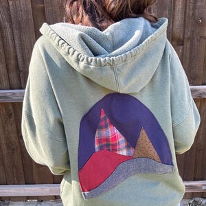 Upcycled Patchwork Hoodie