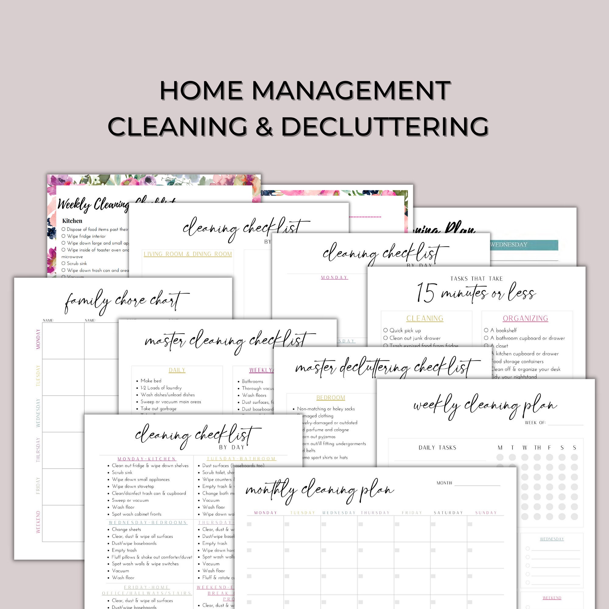 Ultimate Homeschool Planner Printable Bundle, Homeschool Mom Planner ...