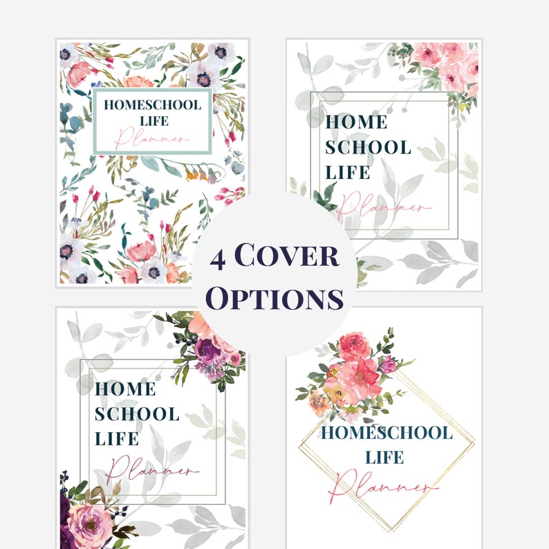 Homeschool Mom Planner Printable &amp; Life Organizerundated 12 - Etsy