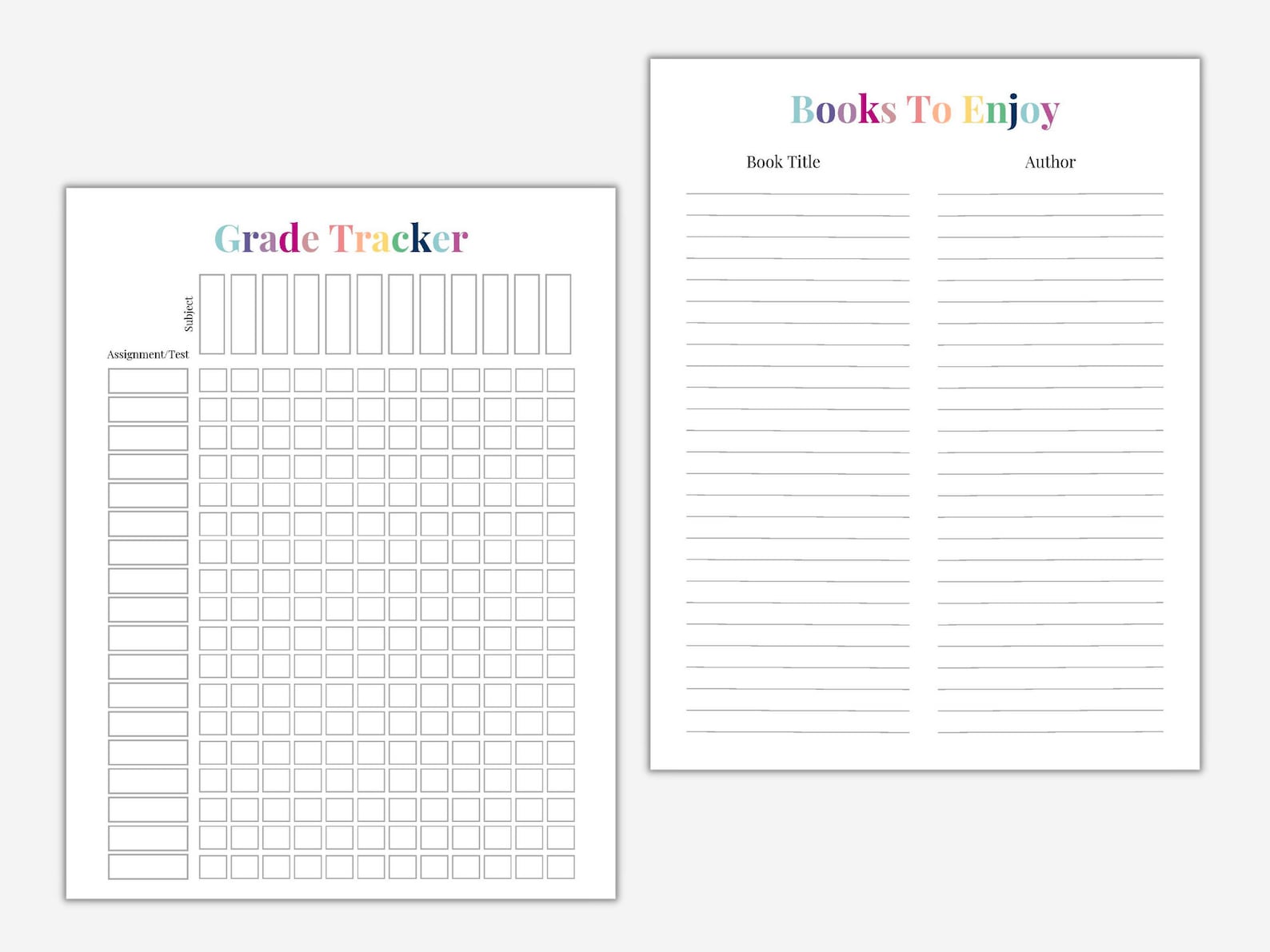 Floral homeschool planner printable multiple or single etsy