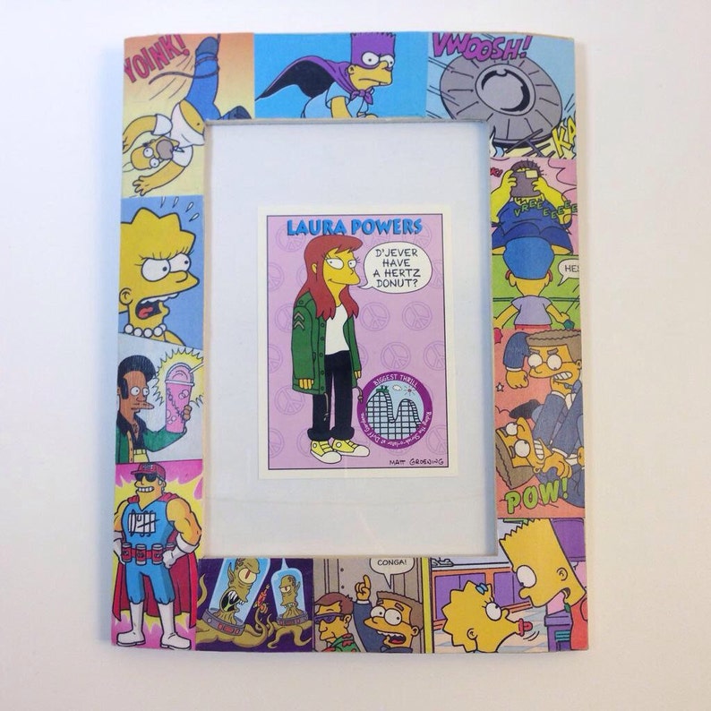 Custom handmade Simpsons picture frame Etsy