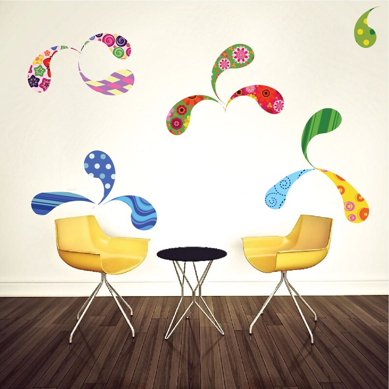 Paisley Wall Decals Kids Room Murals Colorful For Art Stickers Swirly D52 - Paisley Wall Decals Paisley Wall Decals Kids Room Murals Colorful For Art Stickers Swirly D52 - Paisley Wall Decals