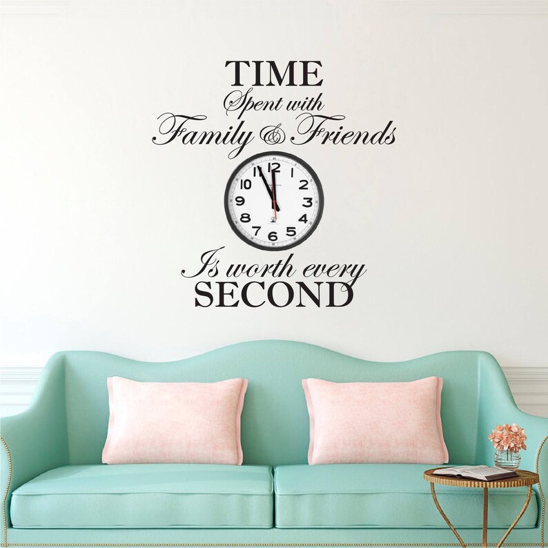 Mur Citations Famille Wall Decal Stickers Mural Art Mural