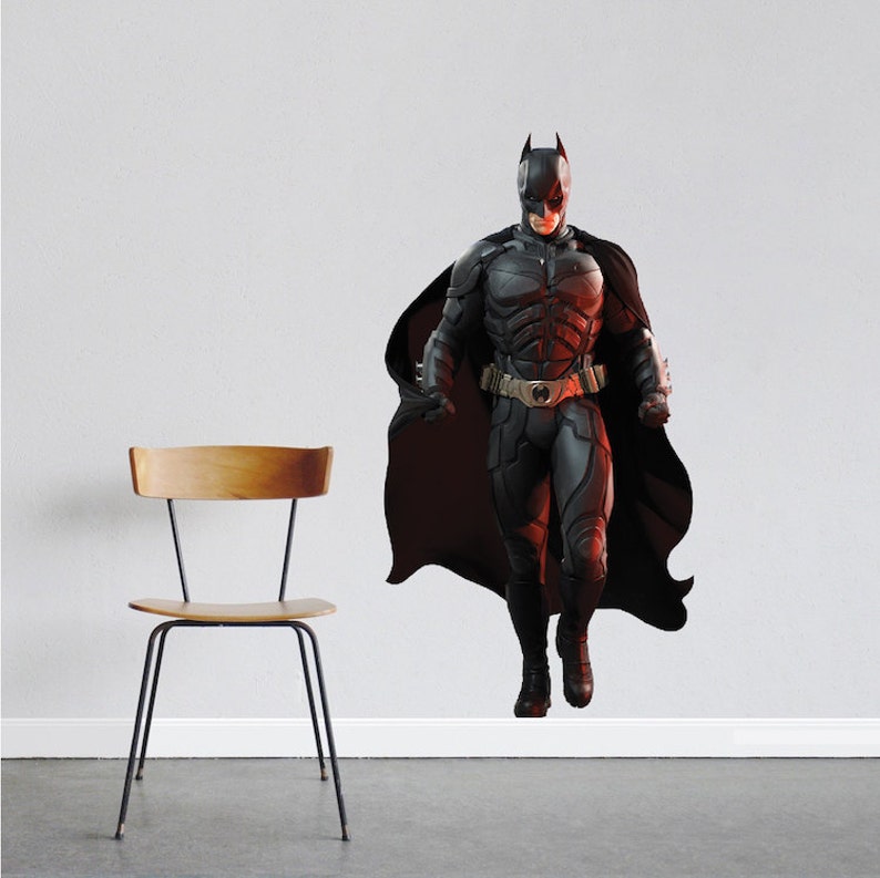 Batman vs Superman For Kids Bedroom Art Decal Superman Decor Justice League b22