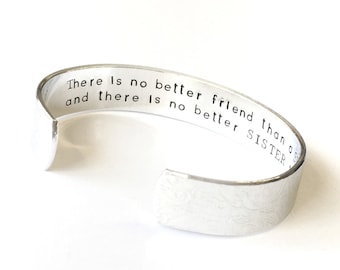 Schwester Geschenk | Damen Geschenk | Große Schwester | Schwester Schmuck | Geschenke für sie | Personalisiertes Schwester Armband
