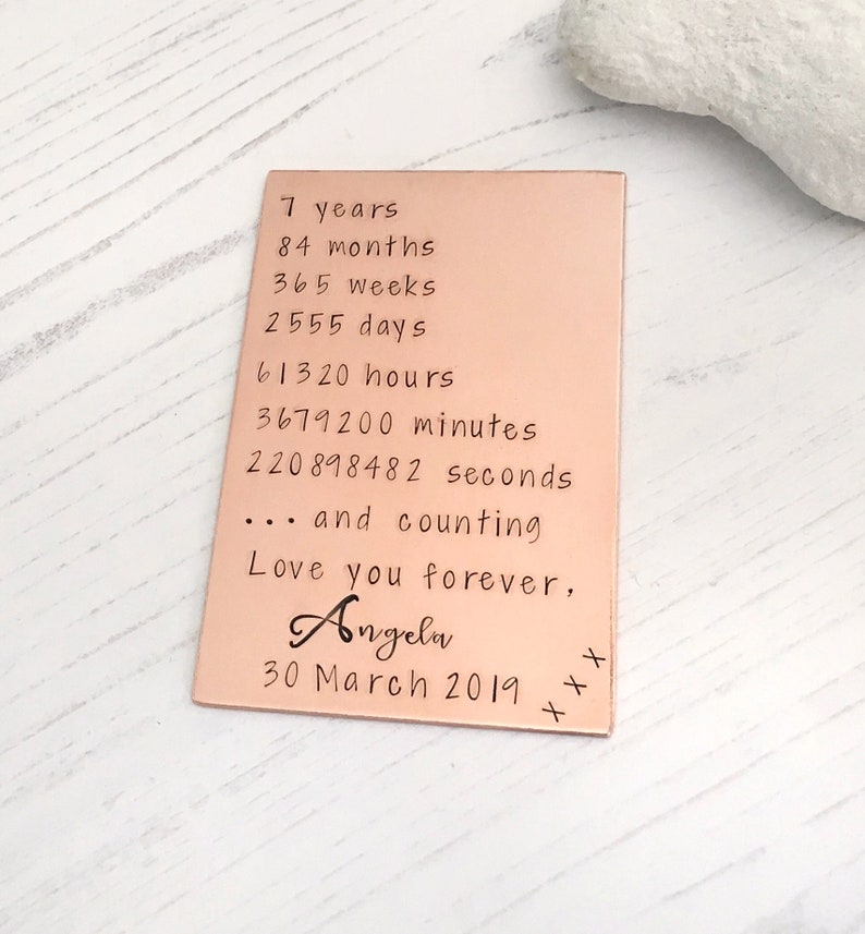 7 year anniversary gifts for men