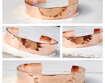 Gift Ideas for Her |Personalised Cuff Bracelet |Womens Gifts |Gold Cuff Bracelet |Rose Gold Cuff Bracelet |Hammered effect bracelet
