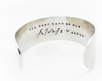 Mother in Law Gift | I'll take care of her always | Mother of the Bride Gift | Mother of the Groom Gift | Personalized Bridal Jewelry
