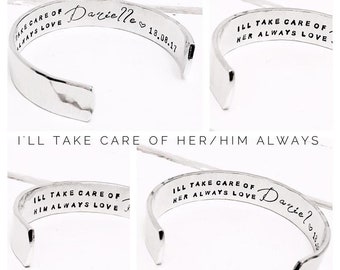 Mother in Law Gift | I'll take care of her/him always |Mom of the bride | Mother of the Bride Gift |Mother of the Groom Gift