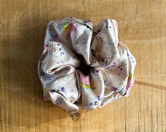 Giant hair scrunchie | Sustainable Flower scrunchie | Made from leftover fabric
