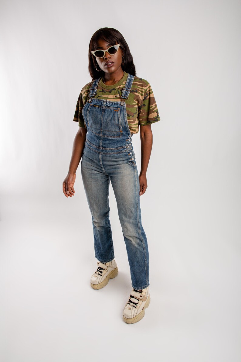 ladies oversized dungarees