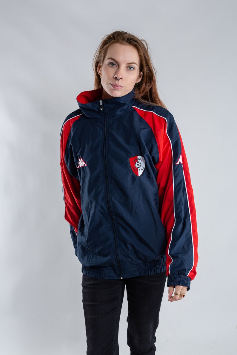 red kappa windbreaker