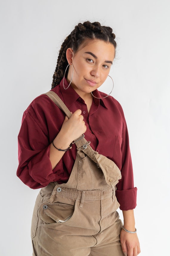 90 s kaki courte salopette Vintage terre beige salopette surdimensionnée / / surdimensionnée jambe droite femmes short salopette / Brown dames salopette / taille S adb52d 90 s kaki courte salopette Vintage terre beige salopette surdimensionnée / / surdimensionnée jambe droite femmes short salopette / Brown dames salopette / taille S adb52d