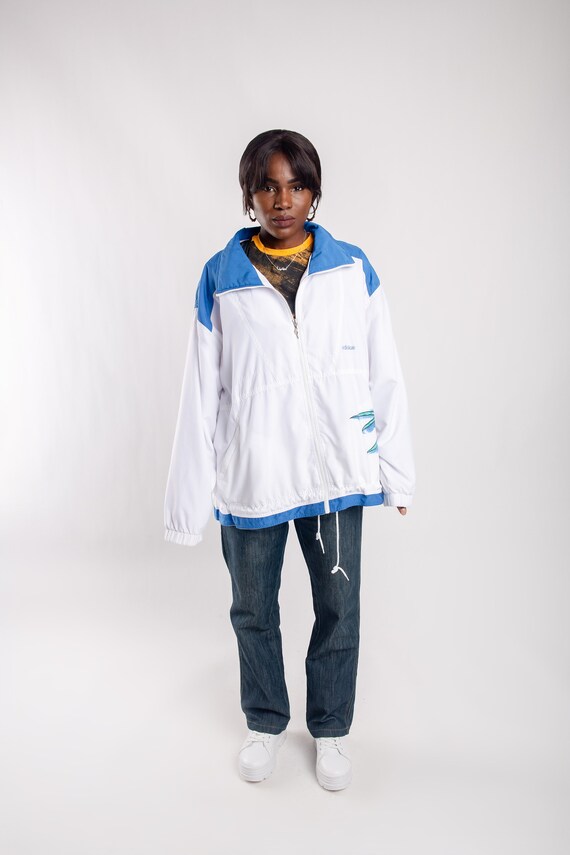 oversized adidas windbreaker
