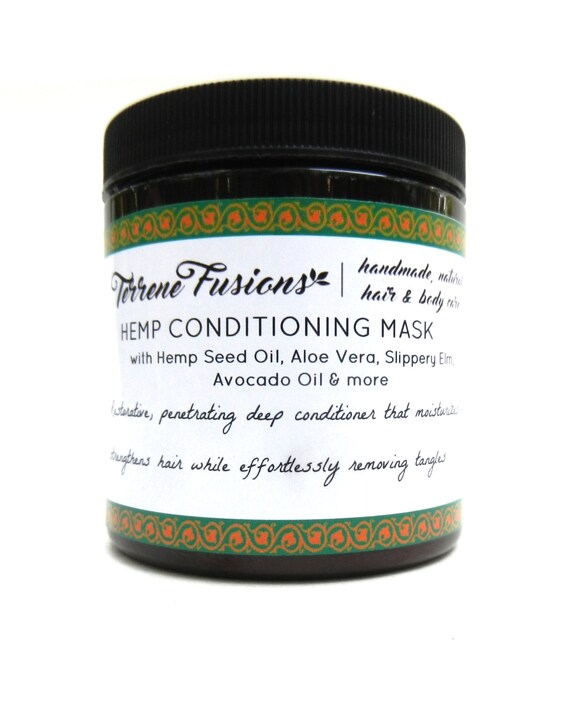 Hemp Conditioning Mask With Hemp Seed Oil Aloe Vera Etsy